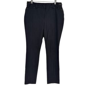 Ricki’s Blue & Black Trip Trouser Slacks Size 8
